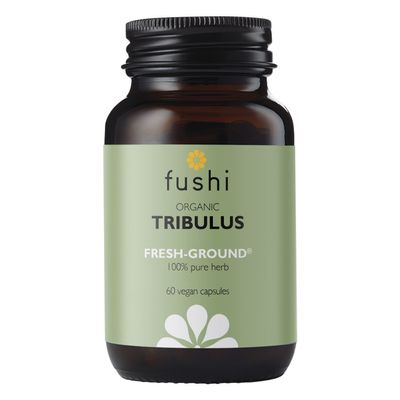 Fushi Organic Tribulus Terrestris (Gokshura), 60 Caps | Fresh-Ground Whole Food | Ayurvedic herb for Male Health & Sports Performance | Ethical & Vegan | Manufactured in the UK