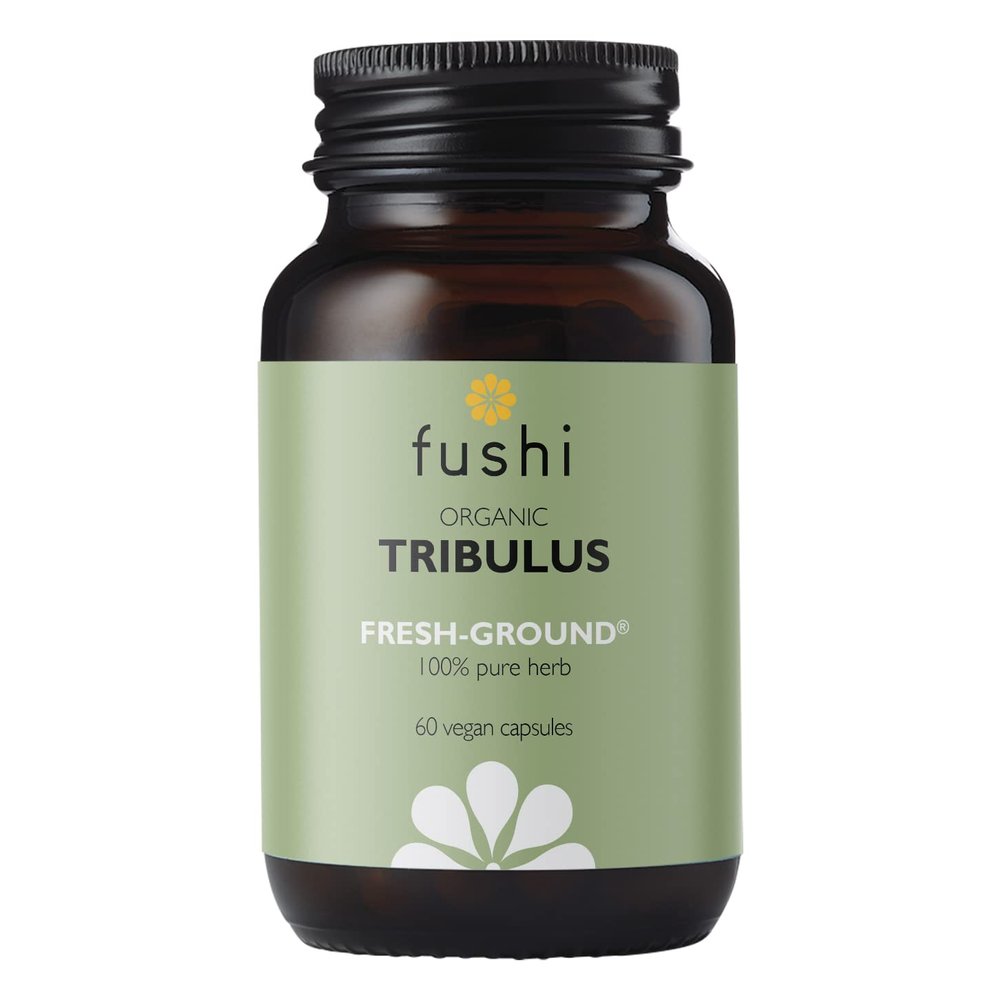 Fushi Organic Tribulus Terrestris (Gokshura), 60 Caps | Fresh-Ground Whole Food | Ayurvedic herb for Male Health & Sports Performance | Ethical & Vegan | Manufactured in the UK