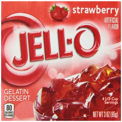 Jell-O Strawberry Gelatin Dessert 85g