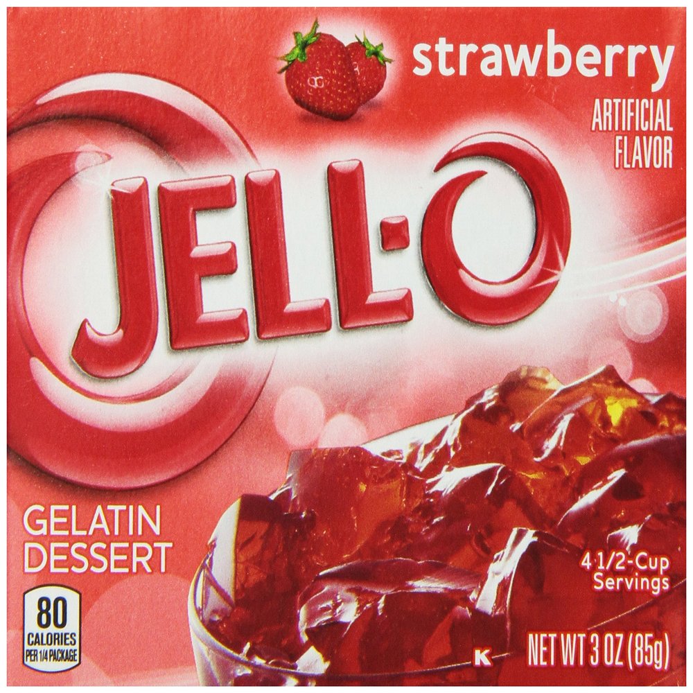 Jell-O Strawberry Gelatin Dessert 85g