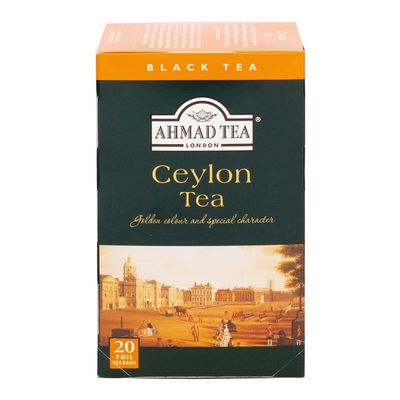 Ahmad Tea Black Tea | Ceylon Tea | 20 Teabag Sachets | 1 Pack