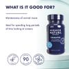 Higher Nature - VisualEyes - Supports Vision - Lutein, Zeaxanthin, Bilberry & Essential Vitamins - 10 Active Ingredients - Vegan - 90 Capsules view 2