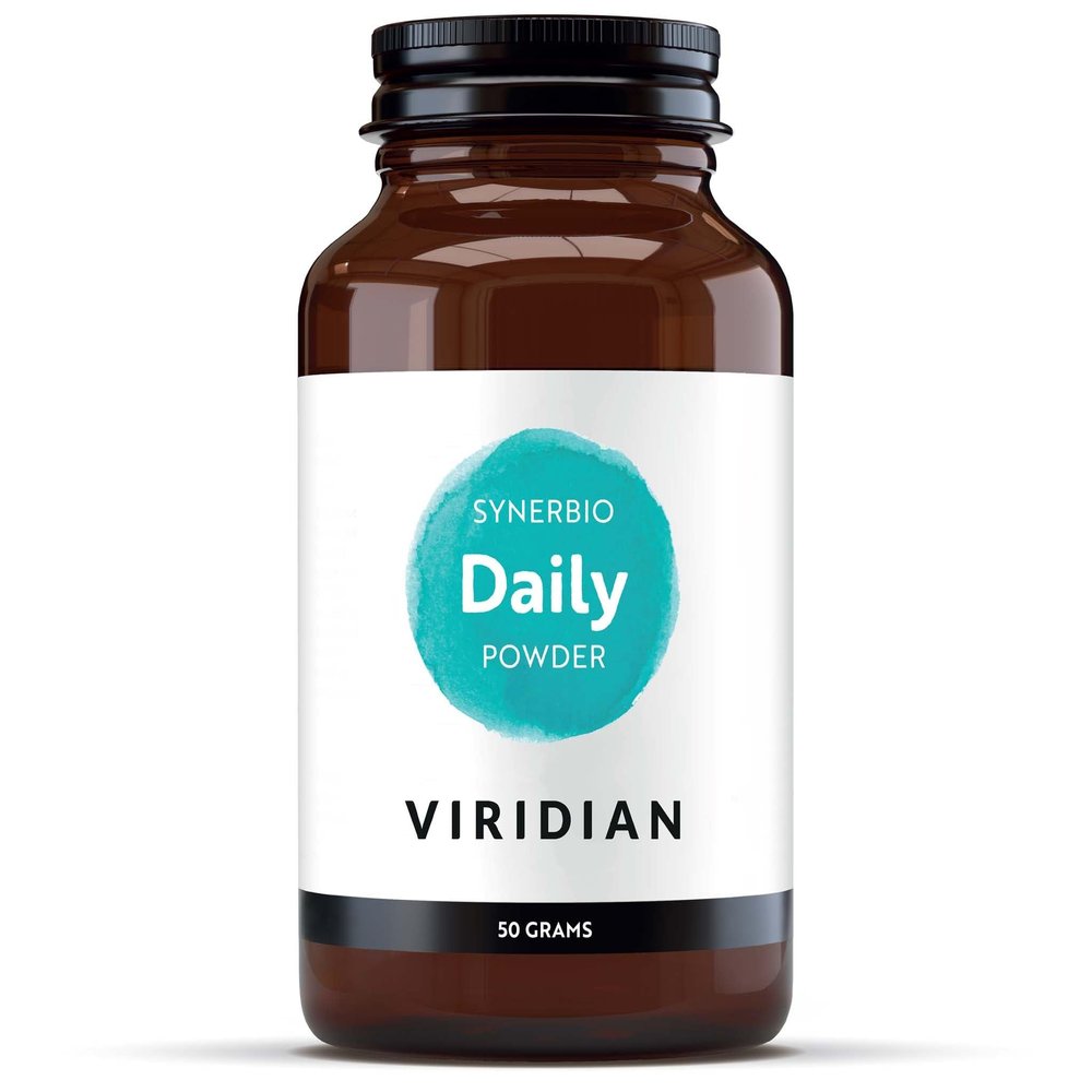 Viridian - Synerbio Daily Powder - 50g | 3 Billion Friendly Bacteria with FS2-60, Full Spectrum Prebiotic & Plant-Derived Inulin | Gentle Formulation | Nutritionist Formulated
