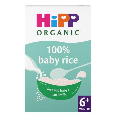HiPP Organic 100% Baby Rice 6+ Months 160g (Pack of 4)