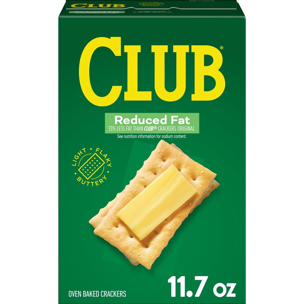 Keebler Club Crackers| Original| Reduced Fat| Cholesterol Free| 11.7oz Box