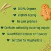 Organix Gingerbread Biscuits, Organic Toddler Snack, 12+ Months, 135 g Box (Pack of 6) view 3