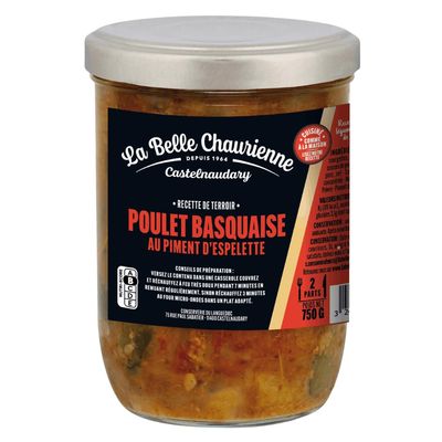 La Belle Chaurienne Poulet Basquaise - Basque Country Chicken 750g