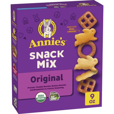 Annie'S Homegrown Bunnies Snack Mix 9 Oz (Pack of 12)