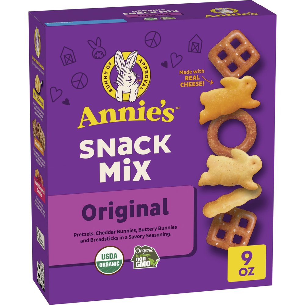 Annie'S Homegrown Bunnies Snack Mix 9 Oz (Pack of 12)