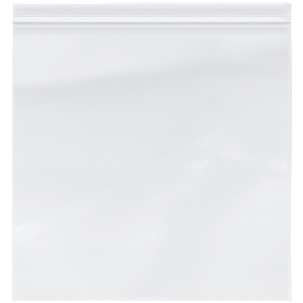 12'' x 12'', 2 Mil (Pack of 100) Zipper Reclosable Plastic Food Bags
