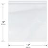 12'' x 12'', 2 Mil (Pack of 100) Zipper Reclosable Plastic Food Bags view 2