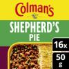 Colman's Classic Comforts Shepherd's Pie Meal Maker perfect with creamy mashed potato quick to prepare pie mix 16x 50 g view 1