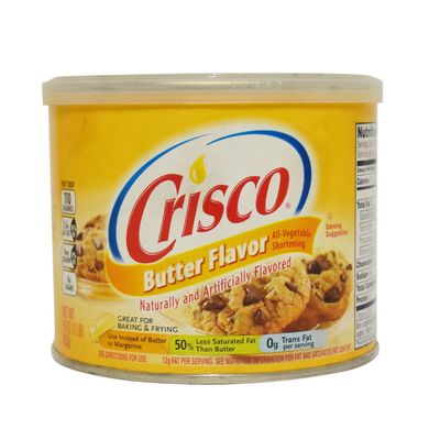 Crisco Butter Flavour 453 g, 1 pack (1 x 453 g)
