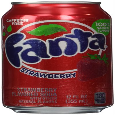 Fanta Strawberry Soda 12oz Cans (Pack Of 12)