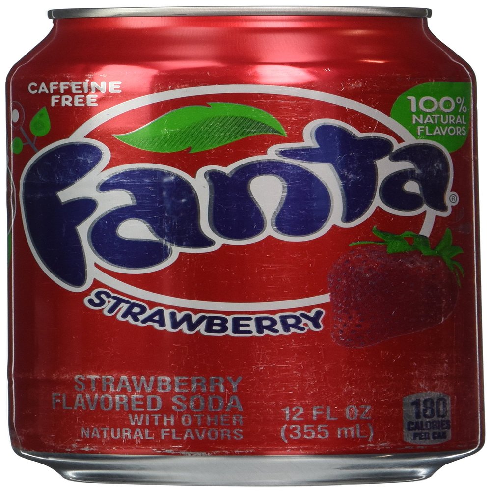 Fanta Strawberry Soda 12oz Cans (Pack Of 12)