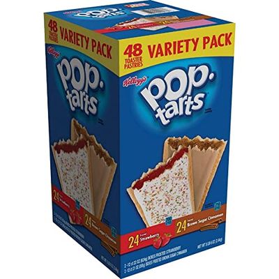 Pop-Tarts Toaster Pastries Variety Pack, 48-Count Pastries