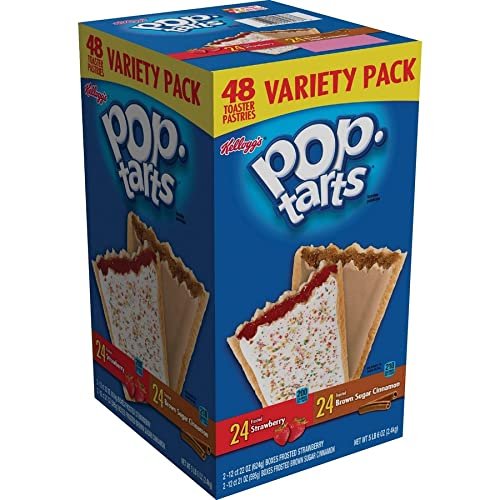 Pop-Tarts Toaster Pastries Variety Pack, 48-Count Pastries