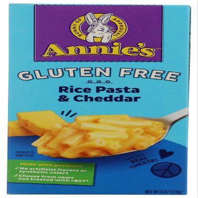 Annie's Homegrown, Rice Pasta & Cheddar, Gluten Free Macaroni & Cheese, 6 oz (170 g) -5 Pack