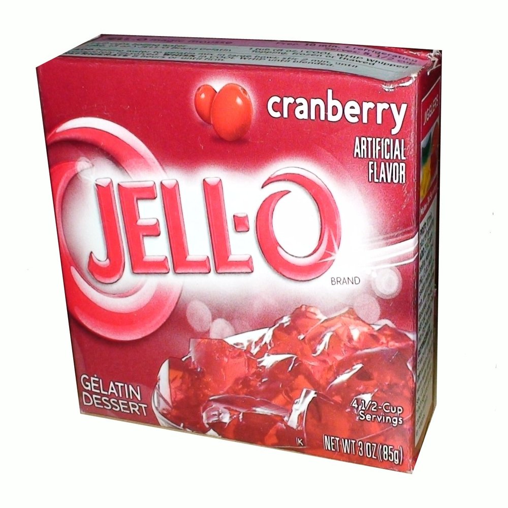 JELL-O Cranberry Gelatin Dessert 85g
