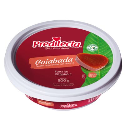 Predilecta - Sweet Guava - Guava Paste - - Brazilian Product - Ideal for Desserts or Pastries 600 Grams