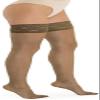 Marilyn 140 Sheer Compression Support Hold Up Stockings Nero 2-M view 1