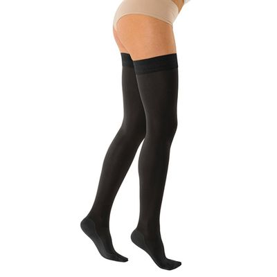 Marilyn Class 2 Plus Line Medical Compression Support Hold Up Stockings Nero M
