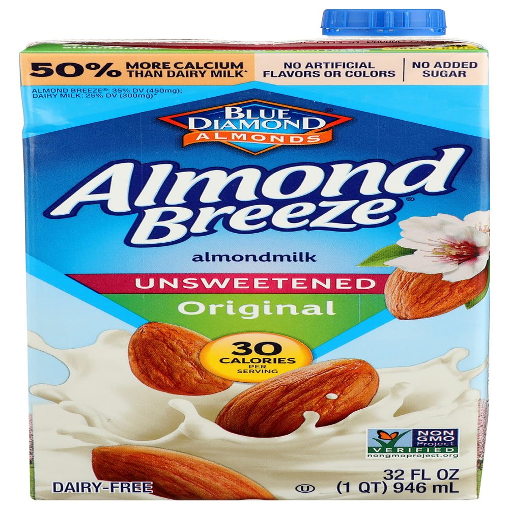 Blue Diamond Almond Breeze - Unsweetened Original - 32 oz