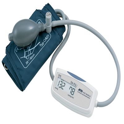 A&D Medical Compact Semi Automatic Upper Arm Blood Pressure Monitor - UA704