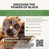 The Original Black Garlic Peeled Cloves  Sweet & Savoury Gourmet Black Garlic, Aged to Perfection, Ready-to-Eat, 100% Natural & Vegan (150 g (Pack of 1)) view 4