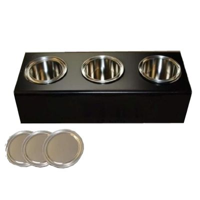 1 stand powder coated with 3 doses of 0.25 L