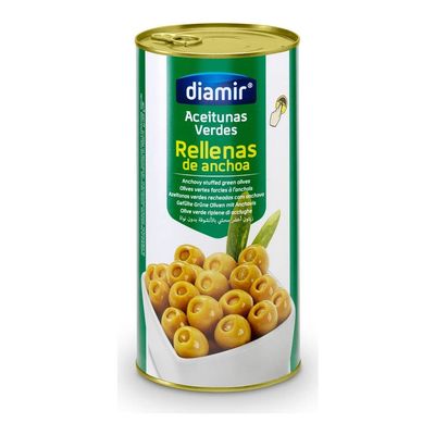 Diamir Manzanilla Olives Stuffed with Anchovies 1.5 kg