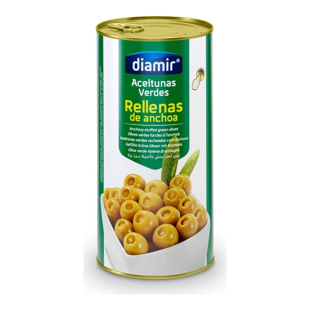 Diamir Manzanilla Olives Stuffed with Anchovies 1.5 kg
