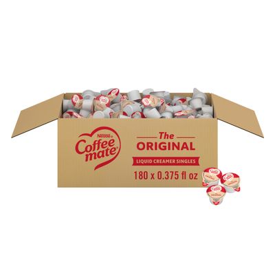 180-pk Nestle Coffee-mate Lqd Singles Creamer, 10.63g