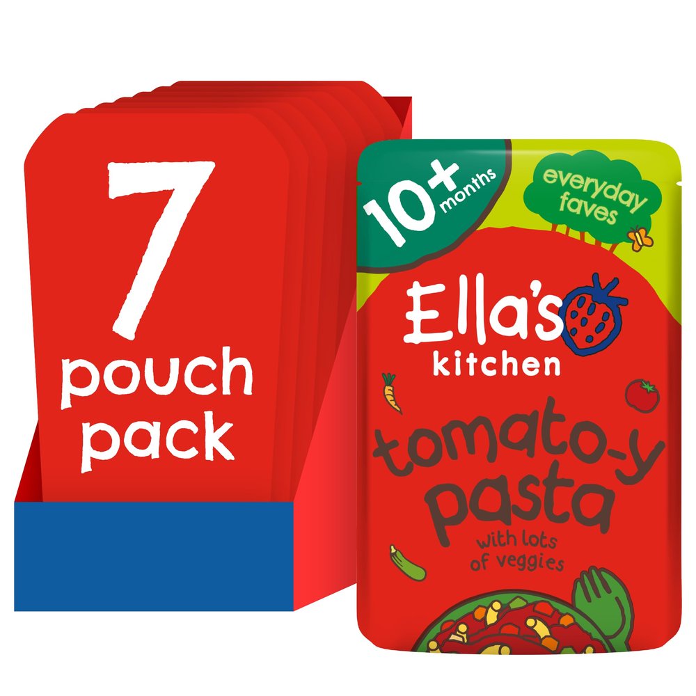 Ella's Kitchen Stage 3 From 10 Months Organic Tomato-y Pasta 190 g (Pack of 7)