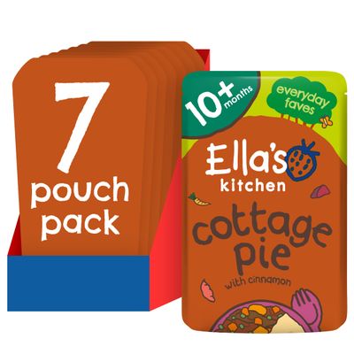 Ella's Kitchen Stage 3 From 10 Months Organic Cottage Pie 190 g (Pack of 7)
