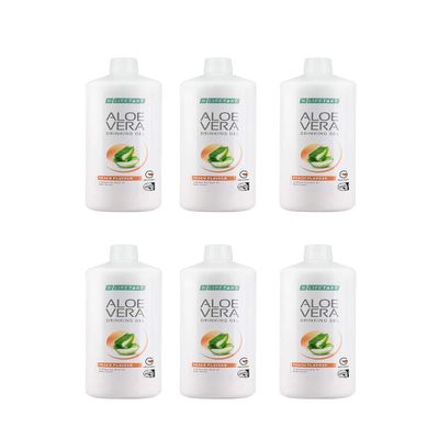 6 x 1 Litre Aloe Vera Drinking Gel Peach