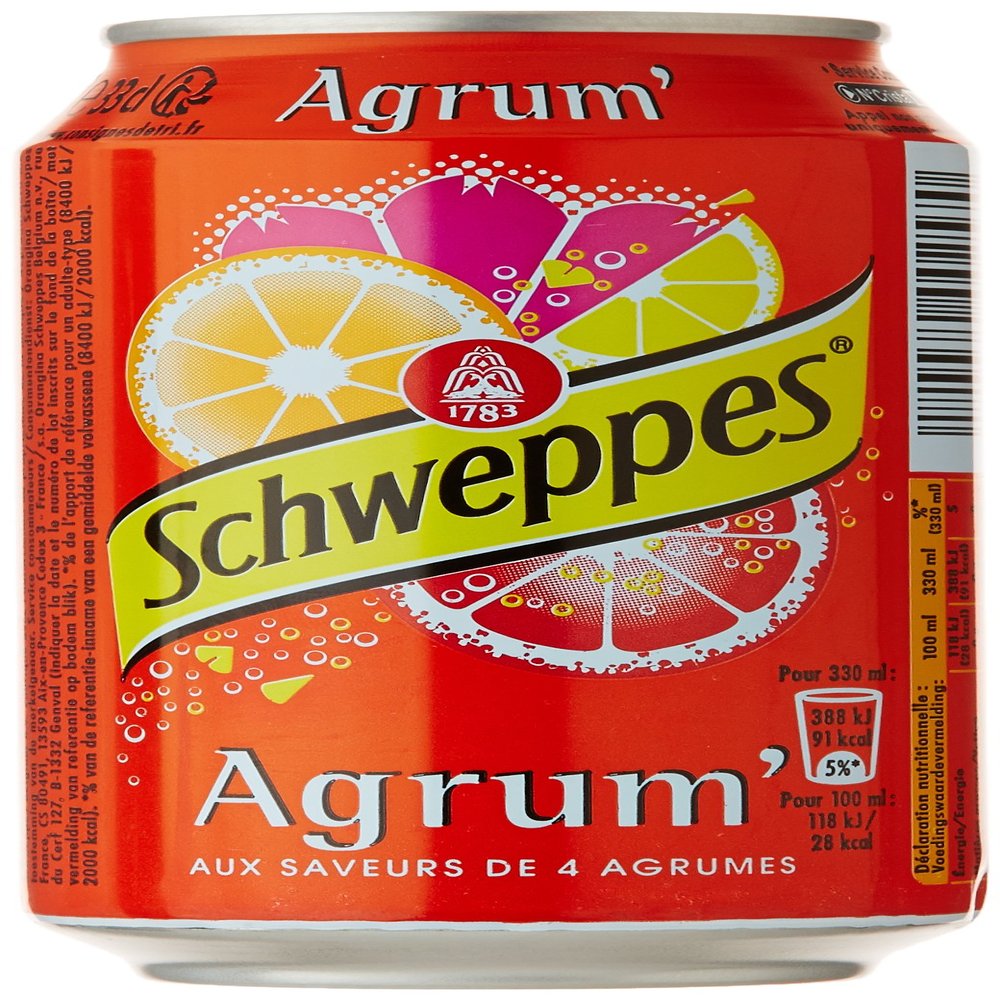 Schweppes Agrum 'slim box - 6 x 33 cl