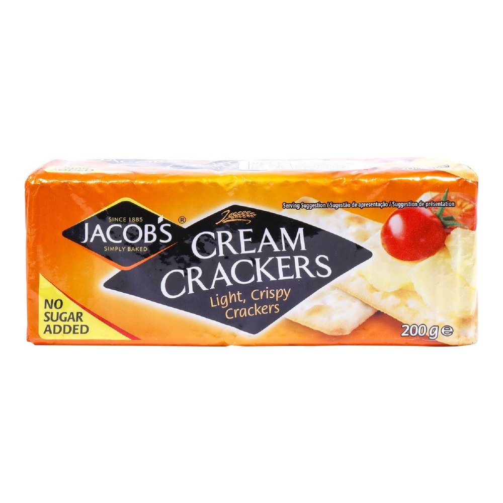 Jacobs Crackers, Cream, 7.05-Ounce (Pack of 12)