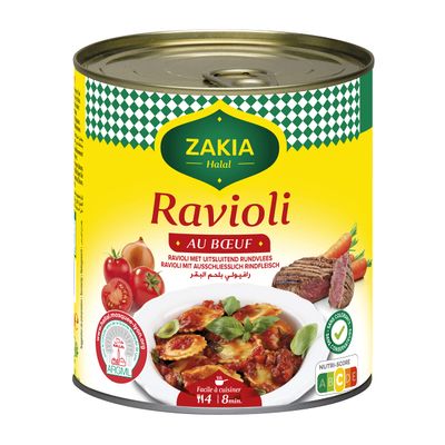 ZAKIA RAVIOLI BEEF HALAL 800G