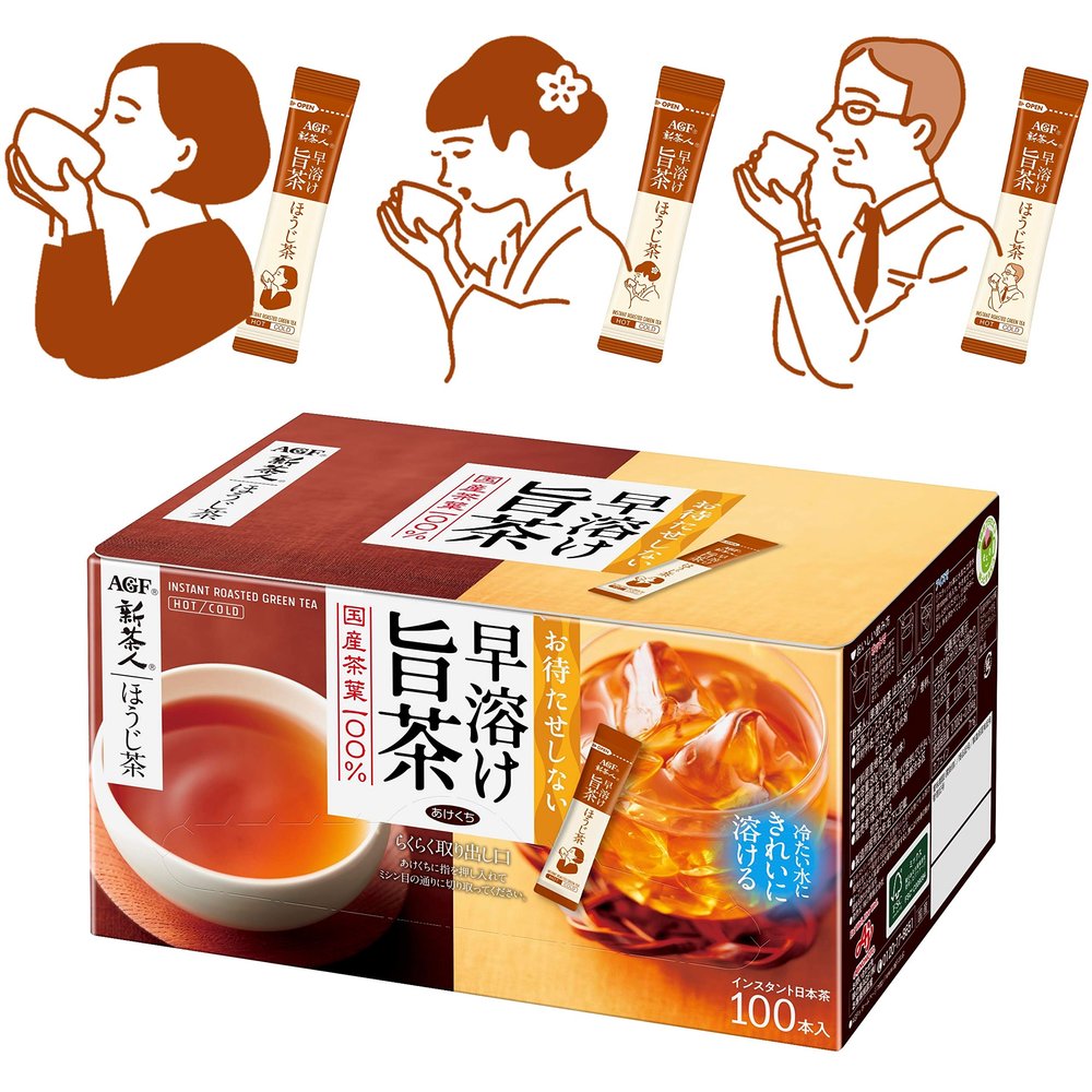 AGF Blending New Tea Human Aroma Hojicha Stick 100P