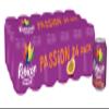 Rubicon 24 Pack Sparkling Passion Flavoured Fizzy Drink with Real Fruit Juice, Handpicked Fruits for a Temptingly Intense Taste "Made of Different Stuff" - 24 x 330ml Cans view 1