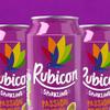 Rubicon 24 Pack Sparkling Passion Flavoured Fizzy Drink with Real Fruit Juice, Handpicked Fruits for a Temptingly Intense Taste "Made of Different Stuff" - 24 x 330ml Cans view 2