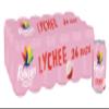 Rubicon 24 Pack Sparkling Lychee Flavoured Fizzy Drink with Real Fruit Juice, Handpicked Fruits for a Temptingly Intense Taste "Made of Different Stuff" - 24 x 330ml Cans (packaging may vary) view 1