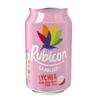 Rubicon 24 Pack Sparkling Lychee Flavoured Fizzy Drink with Real Fruit Juice, Handpicked Fruits for a Temptingly Intense Taste "Made of Different Stuff" - 24 x 330ml Cans (packaging may vary) view 3