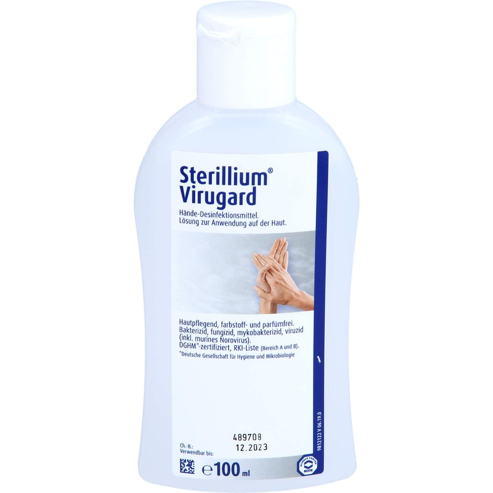 BODE Sterillium Virugard Hndedesinfektionsmittel - 100 ml - B0048F5XSM | Flasche (100 ml)