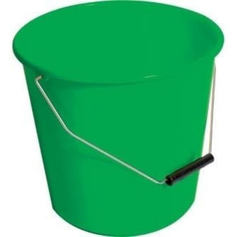 Nextday Catering Equipment Supplies UK CD806 Winware Bucket, Round, Plastic, 10 L, Green