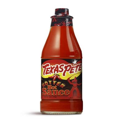 T W Garner Texas Pete Hotter Hot Sauce, 6 Fluid Ounce - 12 Per Case.