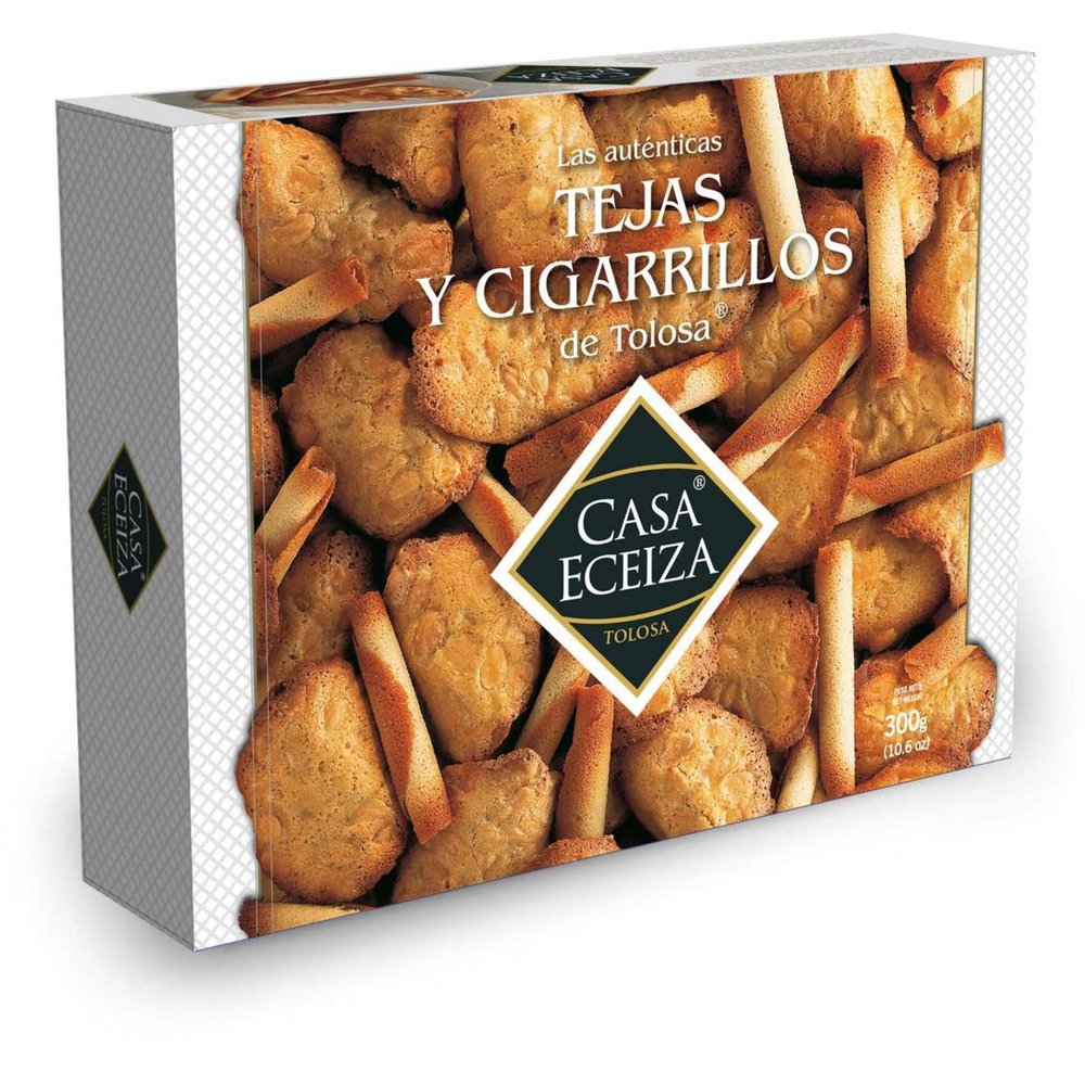 Casa Eceiza Tejas Pastry Cookies by La Tienda - 300 gr