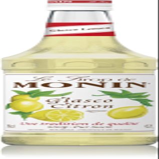 MONIN Premium Glasco Lemon Syrup 700ml for Cocktails and Mocktails. Vegan-Friendly, 100 Percent Natural Flavours and Colourings