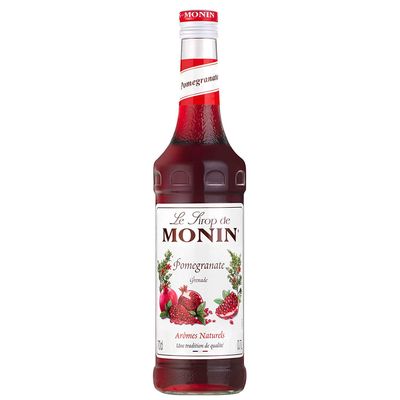 MONIN Premium Pomegranate Syrup 700ml for Cocktails and Mocktails. Vegan-Friendly, 100% Natural Flavours and Colourings
